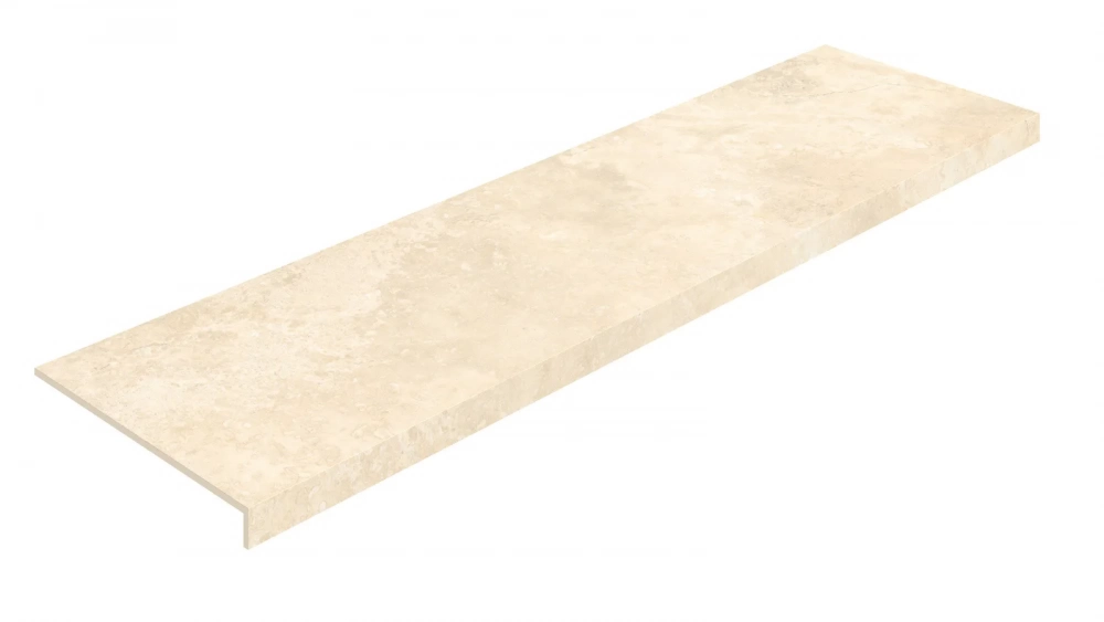 Front step White 33x120 см